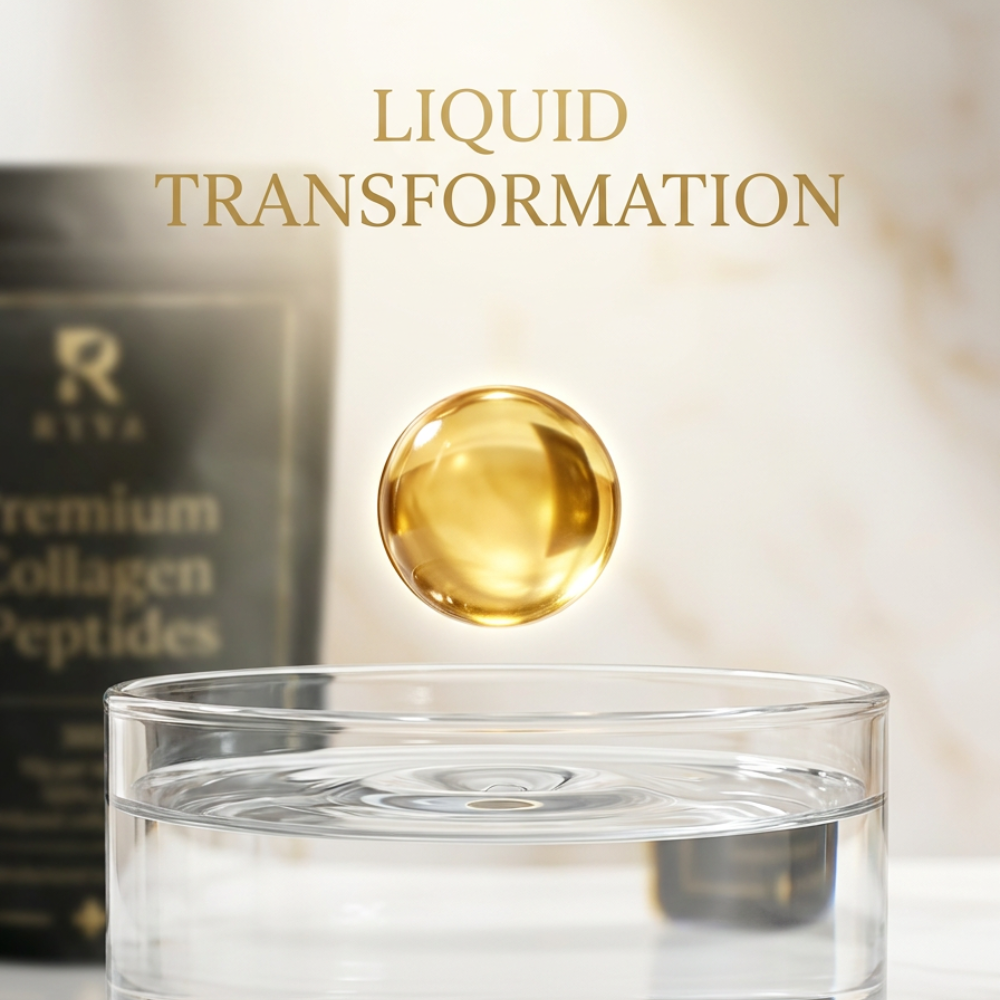 RYVA Premium Collagen Peptides | 1 kg = 100 Portionen