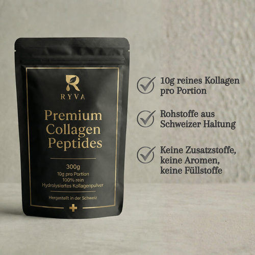 RYVA Premium Collagen Peptides | 300 g = 30 Portionen
